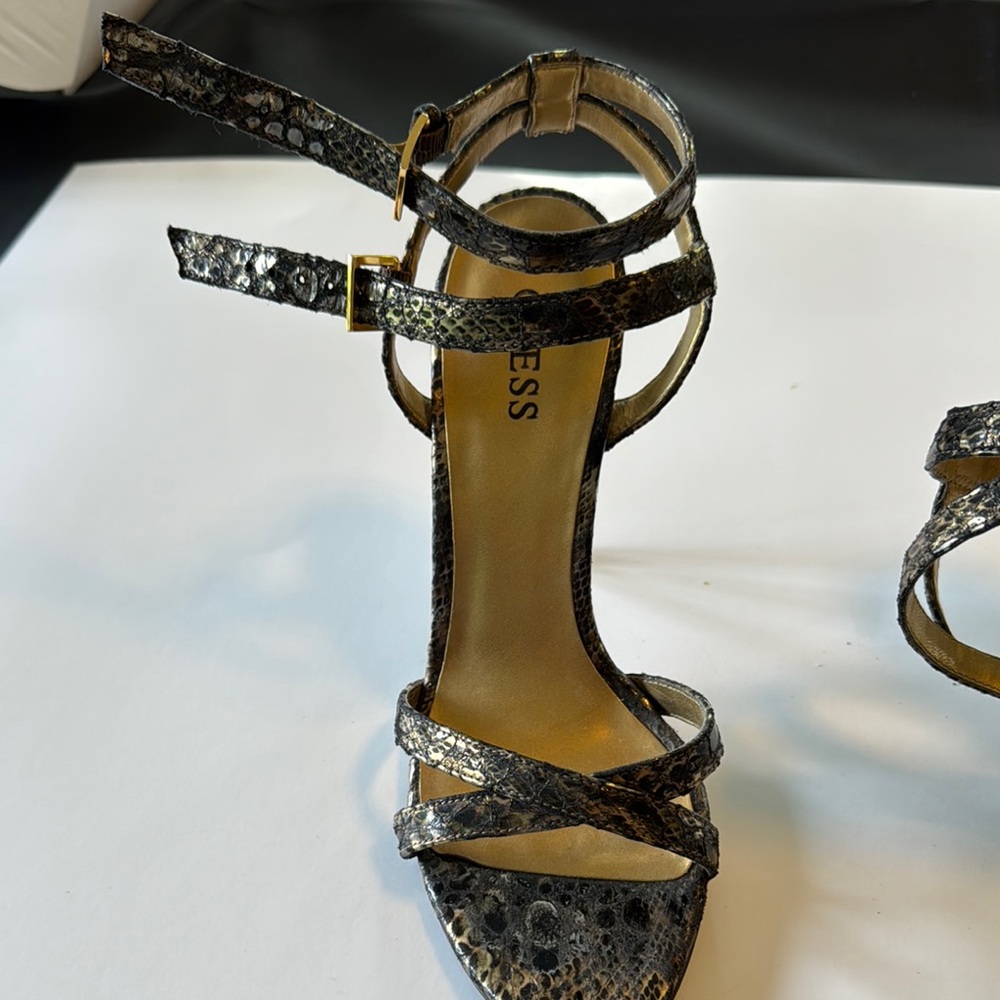 Guess Women's Black Strappy Sandals